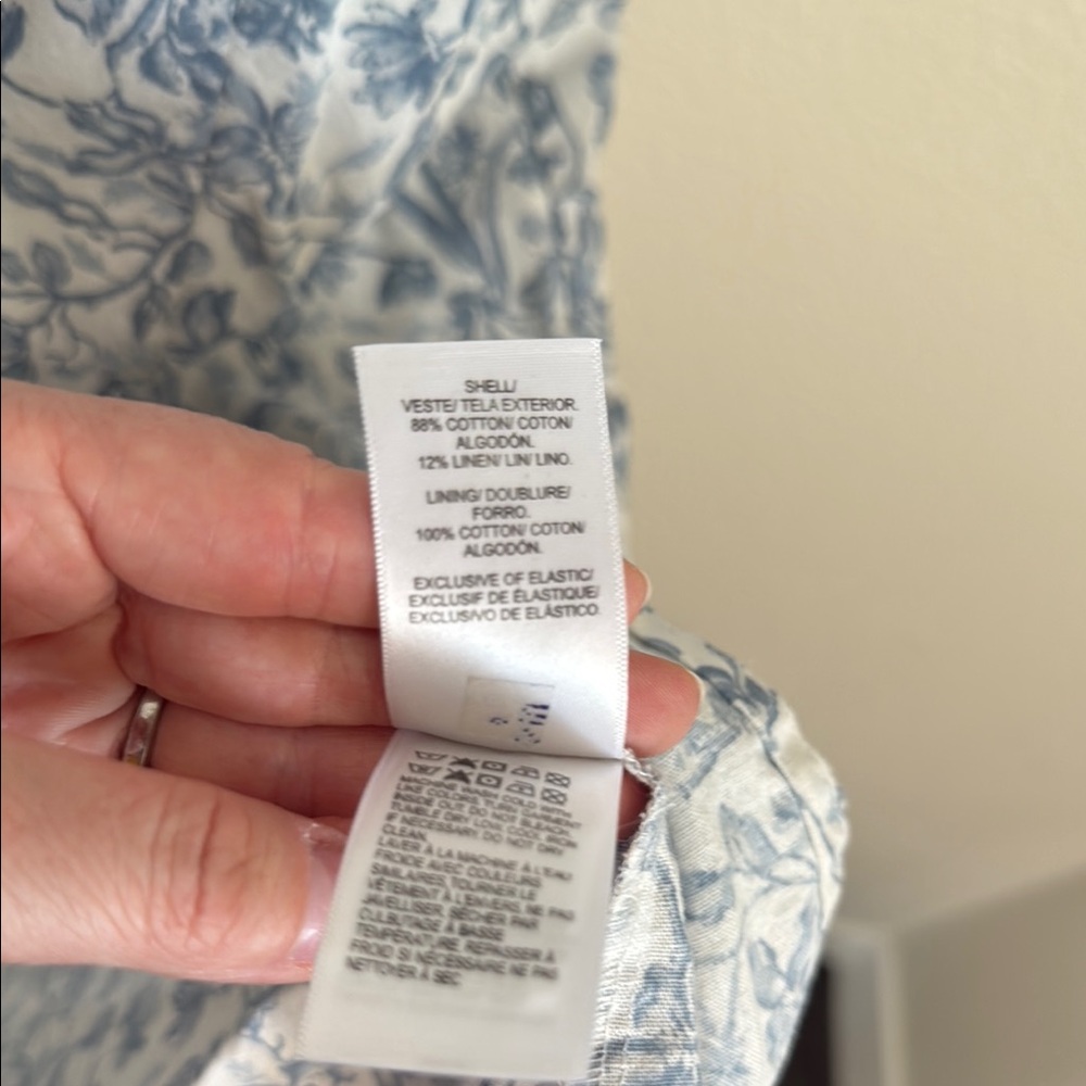 Lucky Brand Blue and Gray Spaghetti Strap Slip Midi Dress wedding guest Italy - Picture 10 of 12